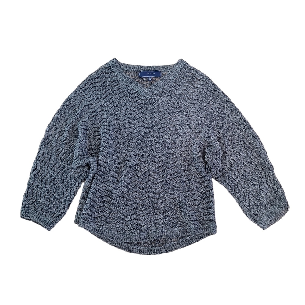 Lumiere Open knit Lightweight Oversized Sweater Size‎ Large